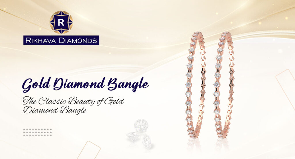 Gold Diamond Bangle 1 1024x554, Rikhava Diamonds